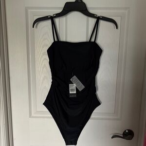 Chic Black One-Piece Swimsuit